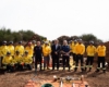 Bombeiros Sapadores do Funchal em formação no Parque Ecológico do Funchal