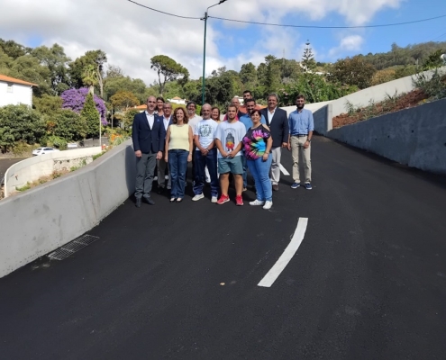 Está concluída a obra do prolongamento da Travessa do Lombo da Quinta em São Gonçalo