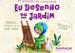 Eu desenho no jardim