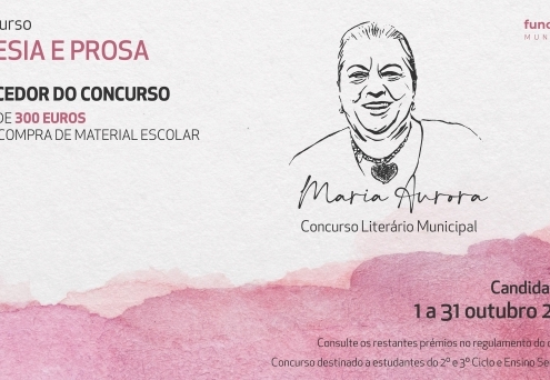 Candidaturas ao Concurso Literário Municipal Maria Aurora terminam amanhã