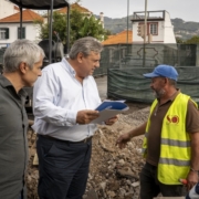 Bruno Pereira visita obras de requalificação na Praceta do Bairro do Hospital e do Parque das Cruzes