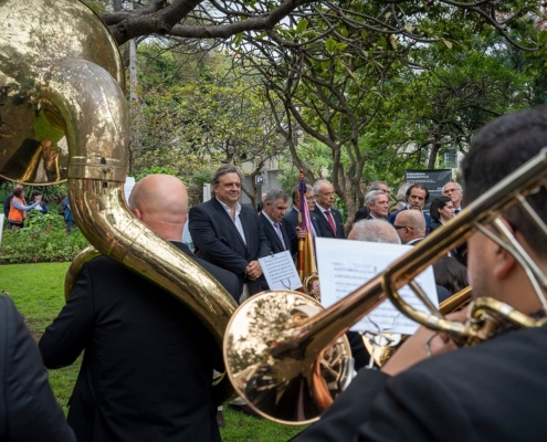 175º Aniversário da Banda Municipal do Funchal: descerrada placa no Jardim Municipal